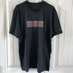 Adidas Tee with Raised Logo Design